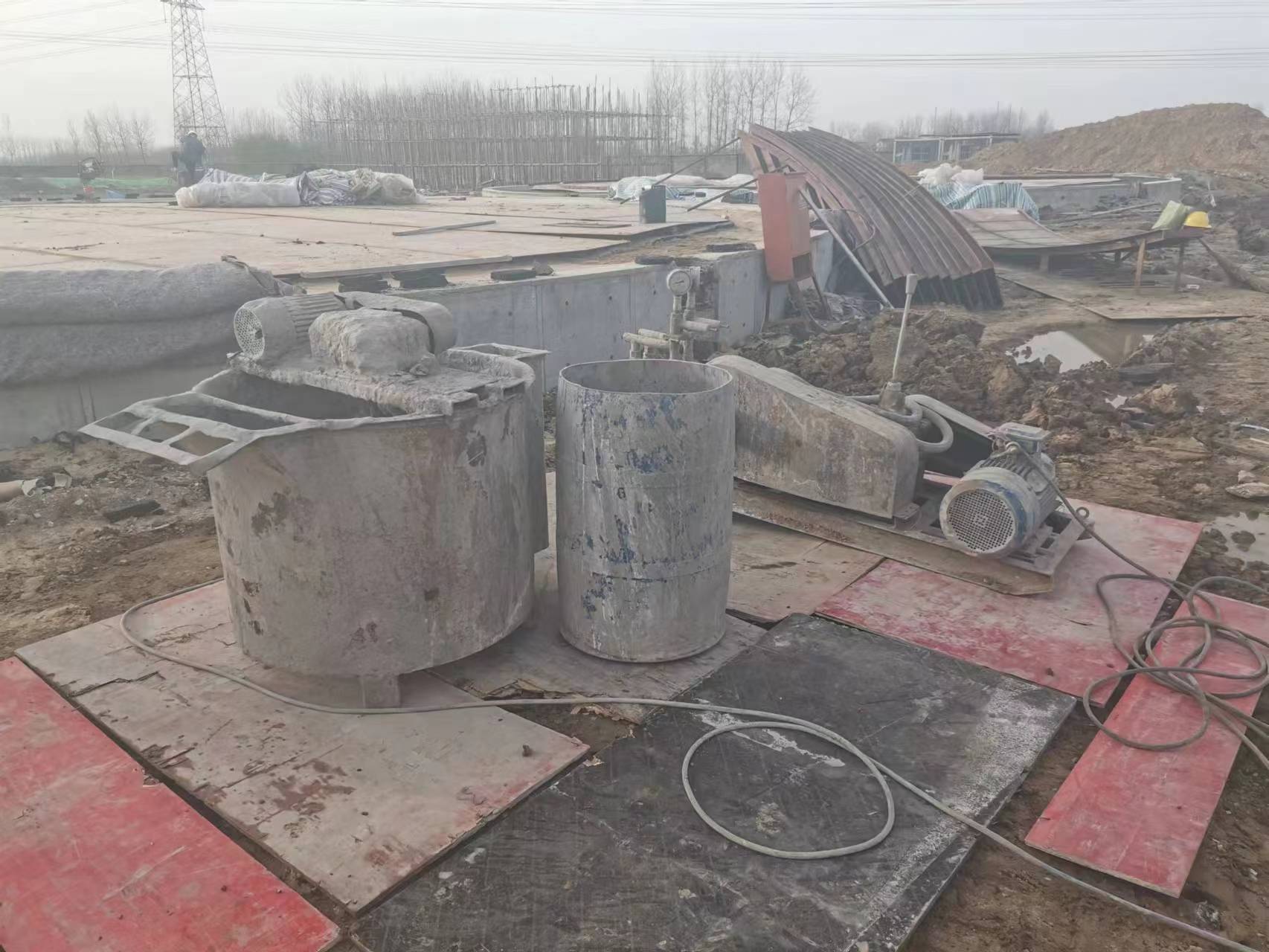 工业园区设备基础注浆